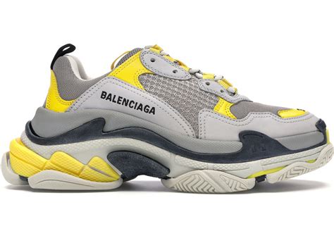 Balenciaga Triple S Grey Yellow (W) 524039W09OH7074 | BALENCIAGA - 슈프라이즈