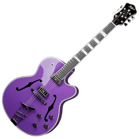 Hofner Gold Label New President Archtop Electric Guitar, Gloss Purple ...