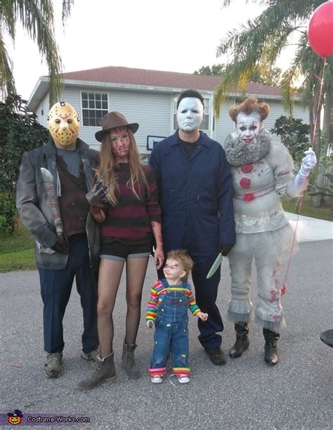 Horror Movie Characters Family Halloween Costume