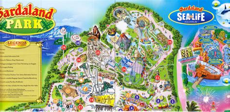 Gardaland - 2011 Park Map