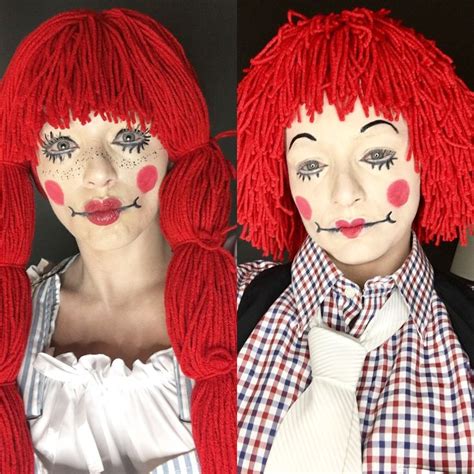 Raggedy Ann & Andy Halloween look created using Younique makeup www ...