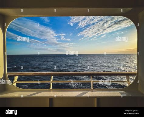 The Cruise ship balcony view of the Gulf of Mexico Stock Photo - Alamy