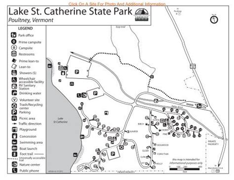 Lake Catherine State Park Campground Map