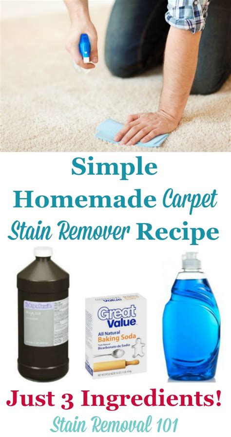 HOMEMADE CARPET STAIN REMOVER RECIPE - Online Heath News