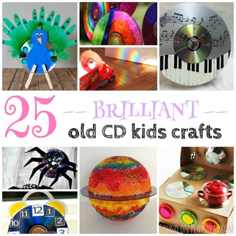 25 Brilliant Recycled CD Kid Crafts