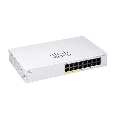 Cisco CBS110-16PP 16-Port Unmanaged Gig PoE Switch (64W) – Network ...