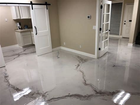 epoxy floor in condo; kitchen or bathroom