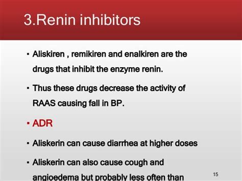 Antihypertensive drugs