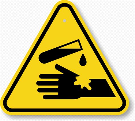 Chemical Hazard Caution Warning Symbol Sign | Citypng