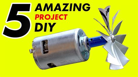 5 AMAZING DIY project with MOTOR DC | Diy projects cans, Diy bird bath ...