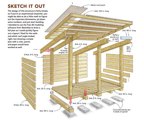 Build a Modular Modern Woodshed - Fine Homebuilding