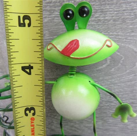 Frog Rain Gauge Garden Metal Stake Decorative Outdoor Yard - Etsy