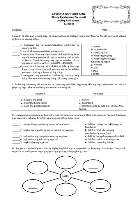 Araling Panlipunan Grade 7 Pdf - MosOp