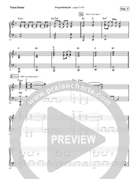 Sing Hallelujah Sheet Music PDF (Naomi Raine / Natalie Grant ...