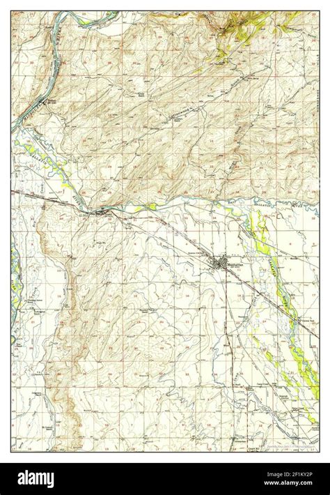 Manhattan montana map Cut Out Stock Images & Pictures - Alamy