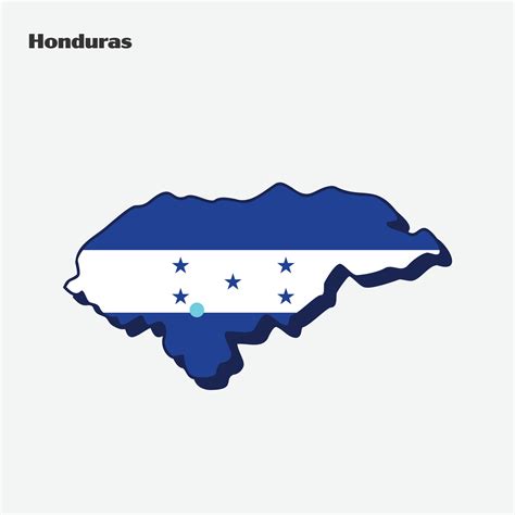 Honduras Country Flag Map Infographic 20187969 Vector Art at Vecteezy