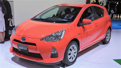 Toyota Launches New Aqua Hybrid Electric Compact Car