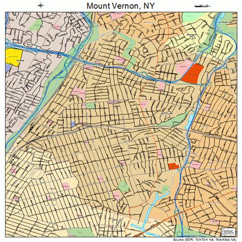 Mount Vernon New York Map - Allyce Maitilde