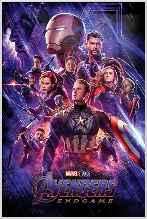 Avengers: Endgame - Framed Movie Poster (Regular Style) (Size: 24" X 36 ...