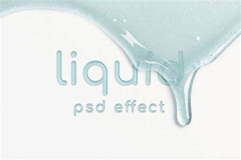 Liquid PSD effect easy-to-use photoshop | Premium PSD Add-on - rawpixel