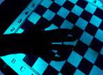 Glow in the Dark Chess. Self-glowing chess