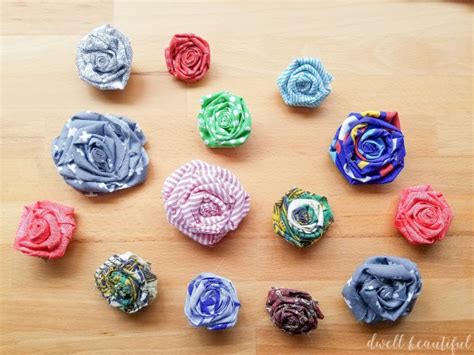 How to Make Easy Scrap Fabric Flowers to Put On Just About Anything ...