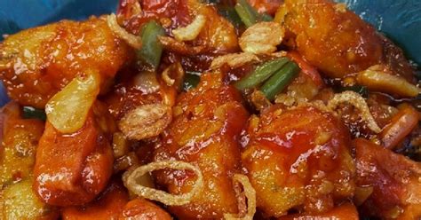 Resep Nugget Sosis Asam Manis Pedas oleh Ruly's Recipe - Cookpad