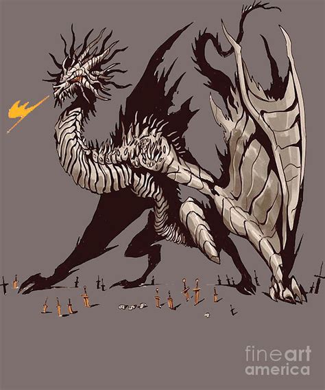 Elden Ring Dragon Digital Art by Deriyah Vasquez | Pixels