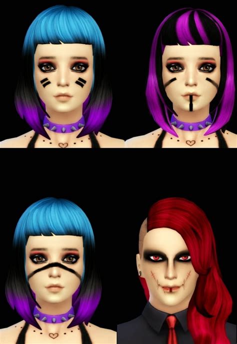 My Sims 4 Blog: Face Paint by Irisblanch3