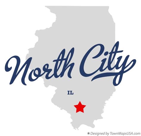 Map of North City, IL, Illinois