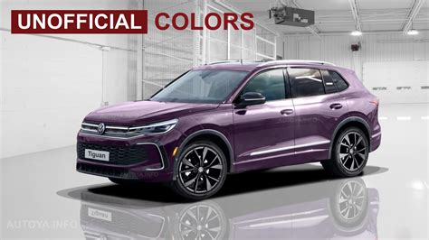 2024 VW Tiguan Mk3 Digitally Announced With Rich Color Palette, Inside ...