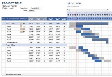 Create a project plan easily using this free Project Planner Template ...