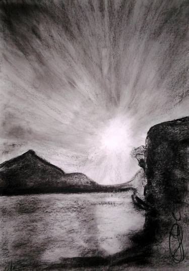 Nature - XXII Drawing by Jovan Cavor | Saatchi Art | Landscape drawings ...