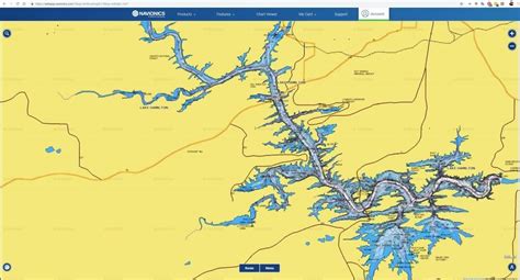 Lake Hamilton Map - 2CoolFishing