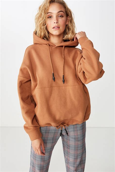 Maxie oversized hoodie - caramel tan Cotton On Hoodies & Sweats ...