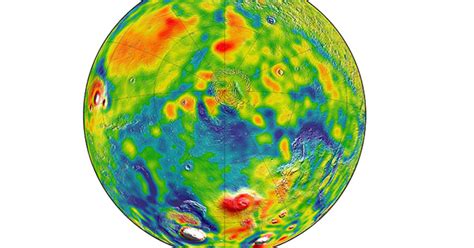 This NASA gravity map gives a unique view of Mars - CBS News