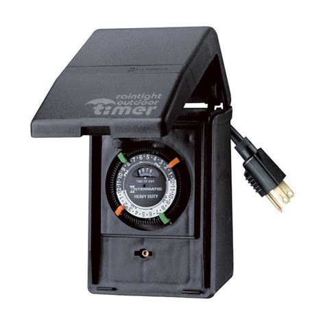 Intermatic Outdoor Heavy Duty Timer Black - Walmart.com - Walmart.com