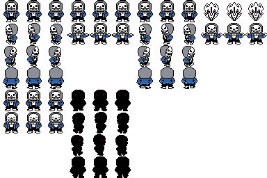 Sans Overworld Sprite Sheet