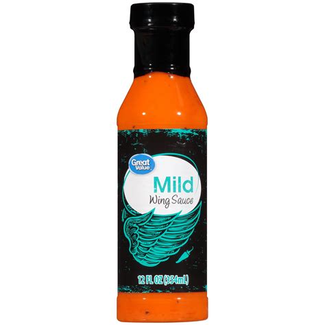 Great Value Mild Wing Sauce, 12 fl oz - Walmart.com - Walmart.com