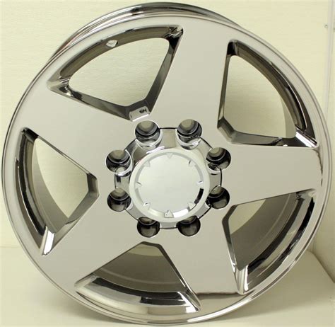 GMC 2500 3500 HD 2001-2010 Chrome Eight Lug 20" Wheels 8-165