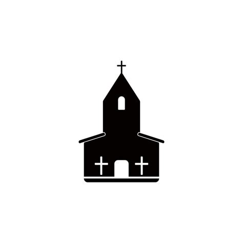 church vector icon illustration 23195641 Vector Art at Vecteezy