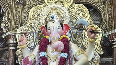 Ganesh Chaturthi 2023: First glimpse of Lalbaugcha Raja out in Mumbai ...