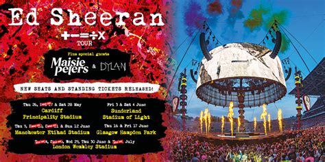 Ed Sheeran UK Tour Dates 2022 and Official Ticket Packages