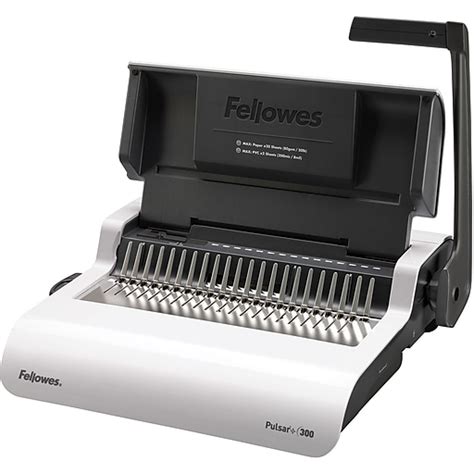 Fellowes® Pulsar+™ Manual Comb Binding Machine | Staples