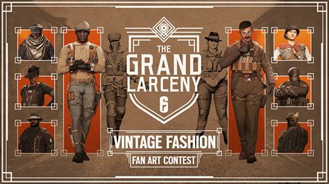 R6 Vintage Fashion Fanart Contest Winners