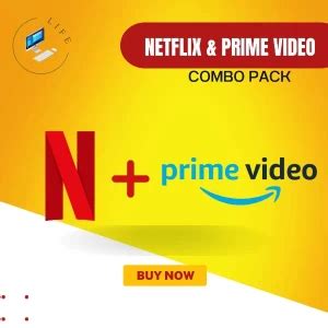 Buy Netflix and Prime Video Combo Pack (1 Month)