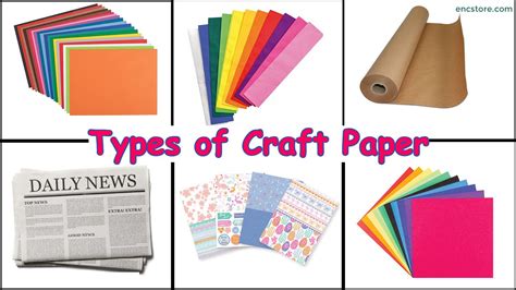 Types Of Craft Paper