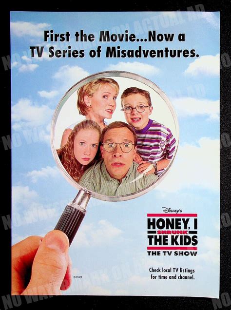 Honey I Shrunk the Kids TV Show Disney 1997 Trade Print Magazine Ad ...