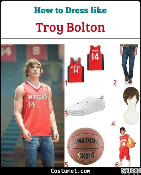 Troy Bolton & Gabriella Montez (High School Musical) Costume for ...