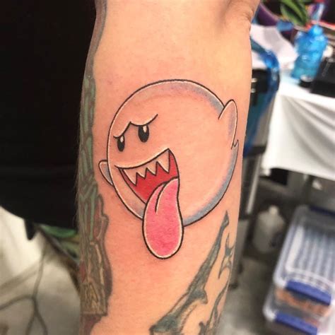 Pin by Kyle Steakley on KYLETATS | Ghost tattoo, Mario tattoo, Nintendo ...